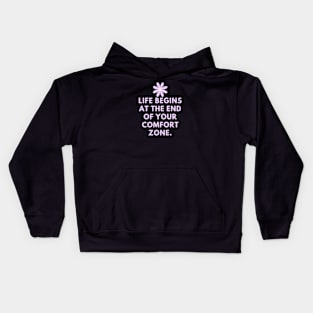 The time is non refundable use it with intention Kids Hoodie